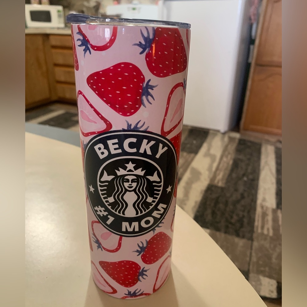 Anyone know someone named Becky that loves Starbucks Coffee and strawberries???